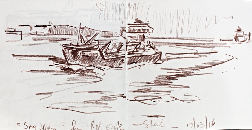 sketchbook study 50x25cm